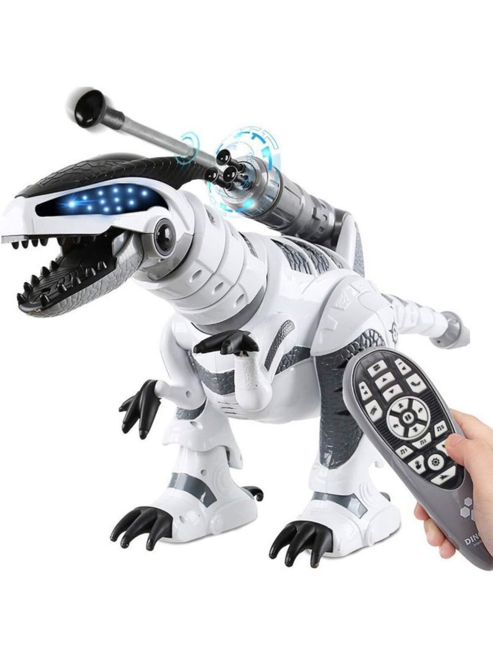 Interactive RC Robot Dinosaur Toy - Smart Walking, Dancing, Singing, Fight Mode